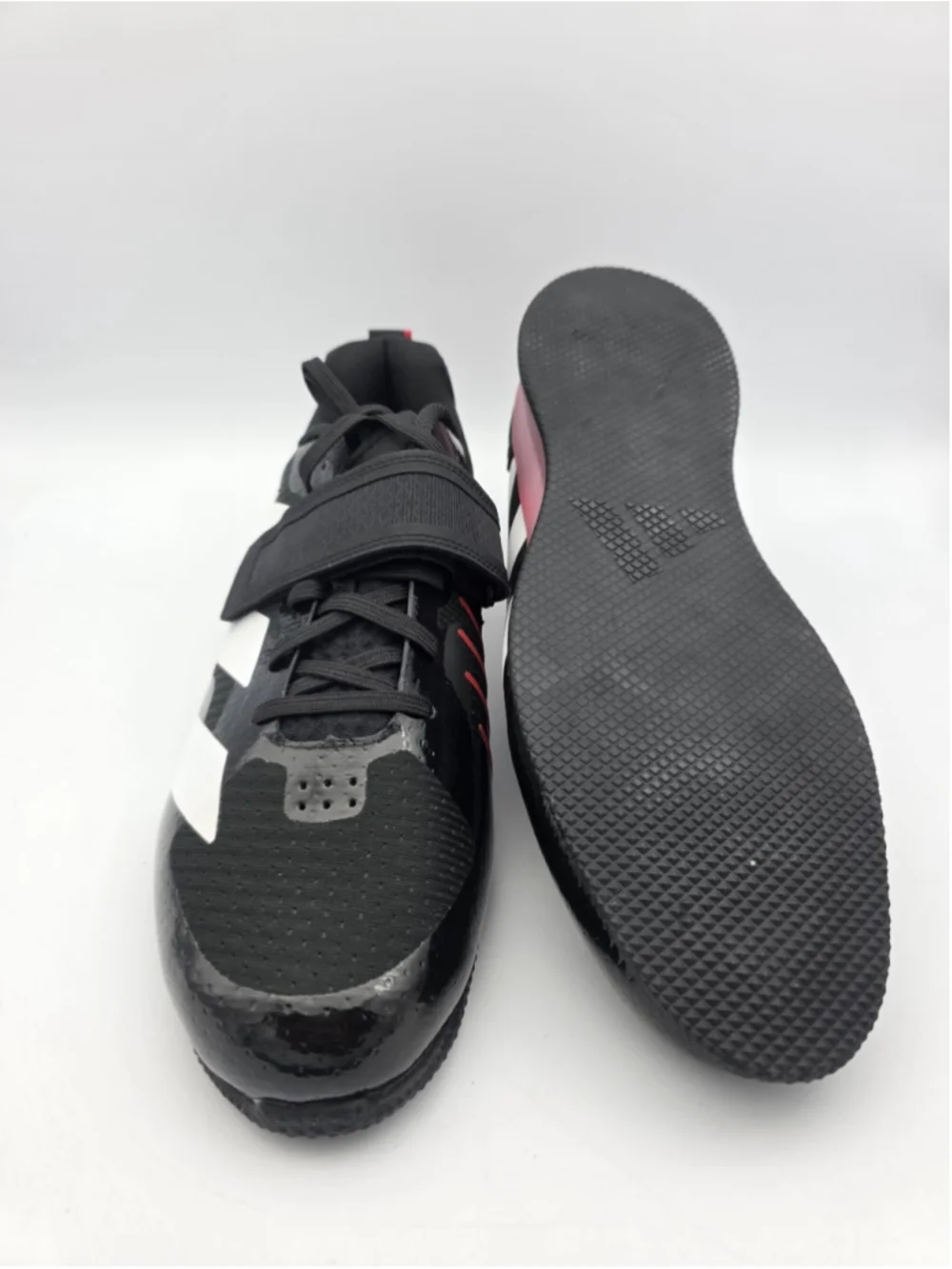 Adidas Adipower Weightlifting Shoes Black Red IH8232 Men’s Size 12.5 US